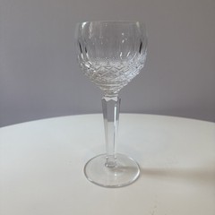 Waterford Crystal Colleen Wine Hock Goblets 7.5″ Tall Diamond Cut, 3 Available