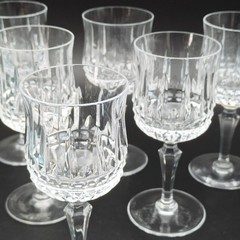 SÈVRES – 6 Red Wine Glasses In Crystal Model SAVANNAH