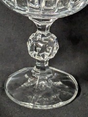 Set of 5 BELFAST BOHEMIAN Fine Lead Crystal Wine Glasses Vintage EUC
