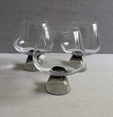 MCM Rosenthal Fortuna Brandy Cognac Fischer-Treyden Set of 3 UNSIGNED
