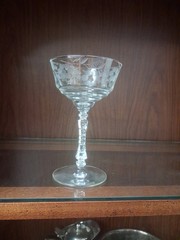Libby Rock Sharp Halifax Champagne/ Sherbet Glasses Set Of 8 1182