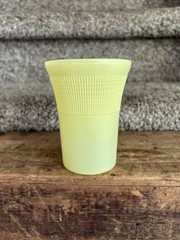 Yellow Hazel Atlas Modertone Platonite Tumbler