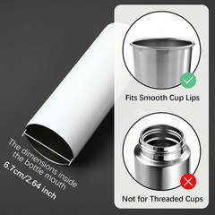 10 Pack 20 Oz Skinny Tumbler Replacement Lids Clear Plastic Spill Proof Covers