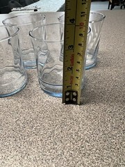 Set of 4 Vintage Libbey Misty Blue Juice/Rocks Glasses