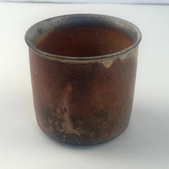 Lindsay Oesterritter Studio Pottery Tumbler Wood Fired Rocks Cup ArtisanHandmade