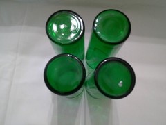 Vtg Set of 4 Anchor Hocking Forest Green Gay Nineties Drinking Glass Tumblers