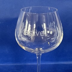 4 Waterford Marquis Festive Holidays Crystal Balloon Wine Glasses 8 1/4» Joy