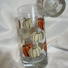 Royal Norfolk Libbey Fall Autumn Pumpkin 16oz Glasses – Set of 2