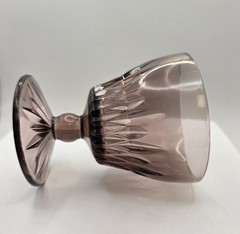 One Hazel Atlas Moroccan Amethyst Stemmed Sherbert Glass