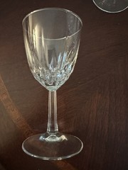 Cristal D’Arque Diamant Wine Goblets Set of 6 Lead Crystal Claret