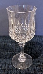 Set of 6 Cristal D’Arques Longchamp (5 3/4 oz) Wine Glasses 6 1/2″