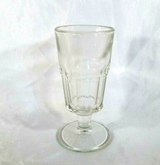 Extra Heavy Thick Clear Glass 8 1/4″ Goblet