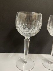 Waterford Crystal Colleen Hock Wine Glasses 7-3/8’’ Set of 4.