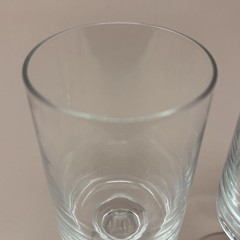 2 VTG Dansk Karin Water Goblets 7 7/8” Blown Glass Crystal MCM Kelly Simpson EUC
