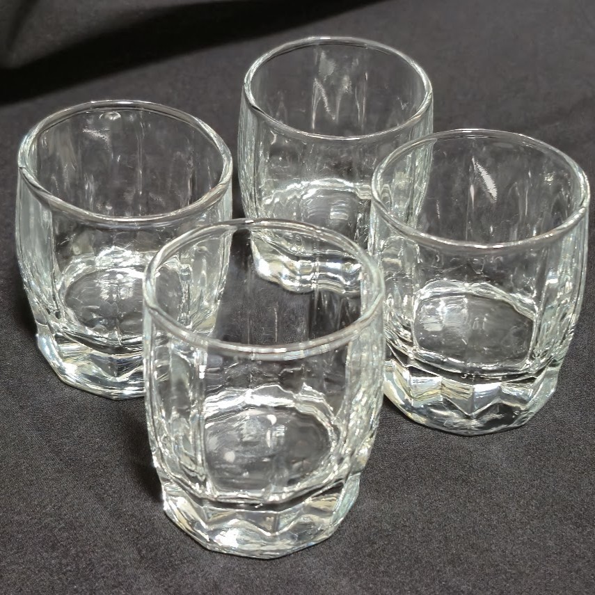 4 pannel shot vodka cordial glasses