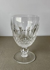 Set Of 4 Waterford Colleen Crystal Short Stem Wine Glasses 5″ Signed