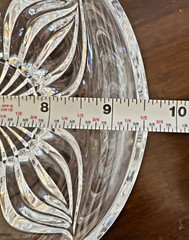 CRISTAL D’ARQUES Crystal Fruit Center Piece 9.5″ Bowl ANCONA