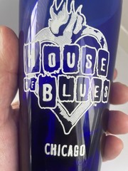 Vintage Chicago House Of Blues 5.75″ Cobalt Blue Pint Glass