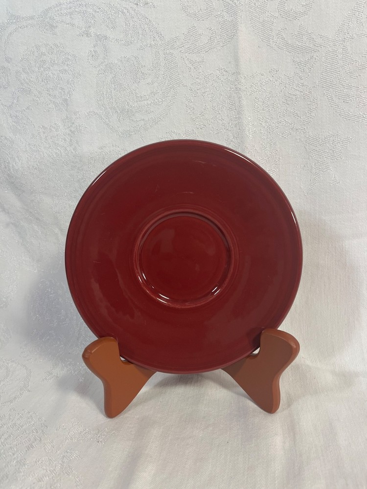 Fiestaware ~ Fiesta ~ Jumbo Mug Saucer only ~ Cinnabar