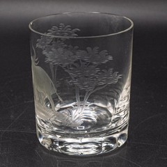 CRACK – Queen Lace Crystal «Kenyan African» Elephant 10 OZ Tumbler -3 7/8″ #G