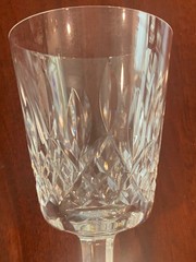 WATERFORD LISMORE GOBLET-VINTAGE PIECE IN MINT CONDITION! MADE IN IRELAND 6 7.8”