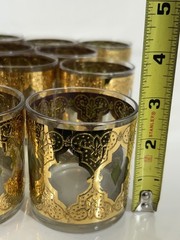 Rare MCM | SET OF 4 | Culver 22-Karat Gold Glasses Valencia pattern 5 oz – SD