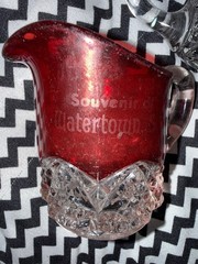 Vintage Ruby Stained Glass Souvenir Small Cups St. Paul Minn MORE – Lot 4