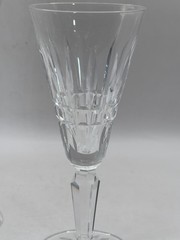 Set of 6 Glenmore Fluted Champagne Glasses by Waterford Crystal Glass 7 1/8″
