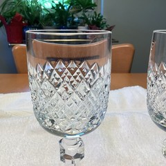 FRANZ WITTWER Saskia Crystal Wine (?) Glass Circa 1966 Germany 7”