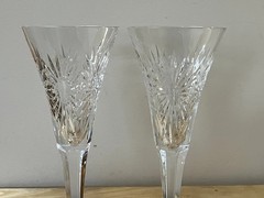 Waterford Millennium Collection Health Toasting Flute Pair in Box