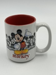 Disney Parks Disneyland Resort Mickey Mouse Red Interior Ceramic Coffee Tea Mug