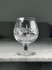 Rare Waterford Crystal DOLMEN Brandy Snifter Whiskey Glass 5 1/8″ Celtic Gothic