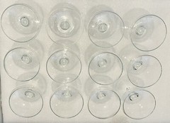 Crystal Champagne Coupe Glass Sparkling Wine Vintage MCM Retro