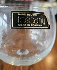 Vintage Crystal Handmade, Etched by Hand in Romania. Lot of 4.