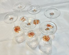 Rare Chin-Chin Stemware by ANTHROPOLOGIE WINE STEMWARE Set of 6 Beautiful