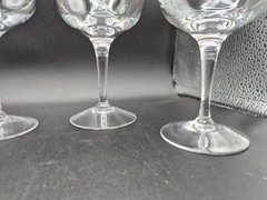 4-Vintage Crystal Noritake «Troy» Stemware Champagne Tall Sherbet 5 3/8” RARE EC