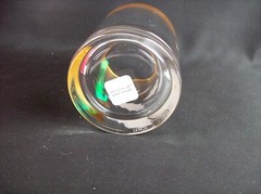 Lenox Set Of 3 Holiday Gold Rimmed Dimensions Holly Berry 12 Oz Whiskey Glasses