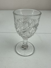 Vintage EAPG Set Of 5 Mini Wine Glasses
