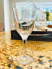 Atlantis Crystal – Lyric Cut Wine Glass(es) – Discontinued Pattern