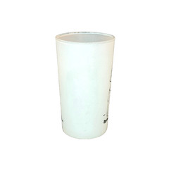 Vintage Hazel Atlas Style Golf Theme Frosted Glass Tumblers Set 2 Red Black ’50s