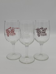 3 Swiss Wine Festival Vevay, Indiana Wine Glasses Switzerland County Indiana