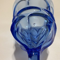 Fostoria Blue Argus Water Goblet Vintage Glass HTF
