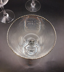 Set of 3 VTG Lenox Montclair with Platinum Trim Champagnes/Tall Sherbets 5-1/4″