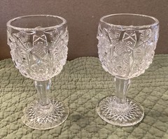 EAPG Imperial Glass Ohio Daisy And Button Cordial Glasses – Set Of 2