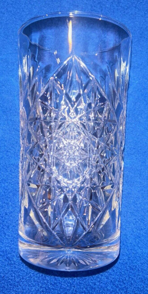 Libbey USA Hobstar Tall 16 oz. Cooler Glass Star of David Libby 5633