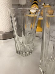 Set of 4 CRISTAL D’ARQUES-DURAND 6″ tall Highball Coolers «CRA89» -MINT