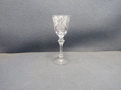 Tiffin Crystal June Night Stem 17392 Pattern 2 oz Wine Goblet 5 1/2″ x 2 1/8″