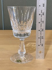 Waterford Crystal ROSSLARE Water Wine Goblet Ireland with Original Sticker