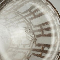 Vintage Imperial SHOJI Trellis 5 Tumbler Glasses 22K Gold Cocktail MCM AS IS