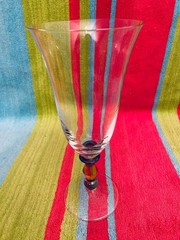 Vintage 3-Lot Mikasa Crystal Kensington 9″ Water Wine Footed Jewel Look Goblets